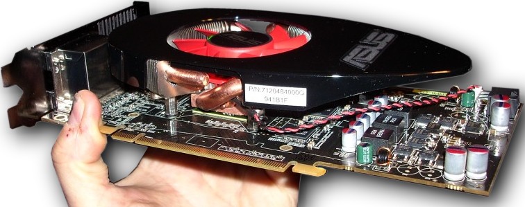 Asus 5770 up close Asus 5770 up close