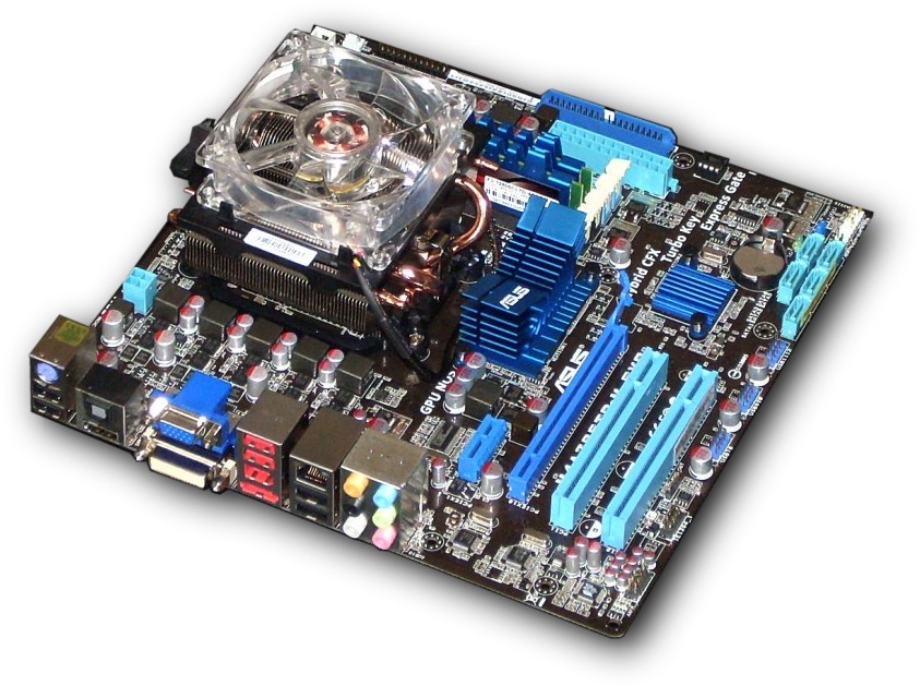 Asus M4A785TD-M EVO - AMD Phenom II x2 550 - Asus Cooler
