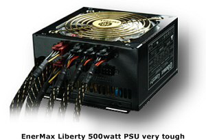 EnerMax Liberty 500watt PSU very strong very tough