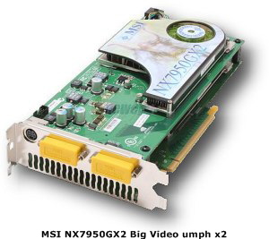 MSI NX7950GX2 Big Video Power